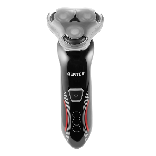 Электробритва Centek CT-2159 (черн/хром) 3 плавающие головки, аккумулятор+работа от сети, Li-Ion600мА·ч