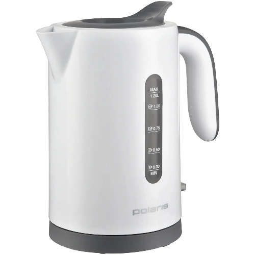 Чайник электрический Polaris PWK 1220C Water Way Pro 1.2 л, 2200 Вт, белый корпус: пластик (PWK 1220C)