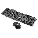 Комплект клавиатура+мышь Oklick 205MK беспроводной, USB, 1600 DPI, чёрный