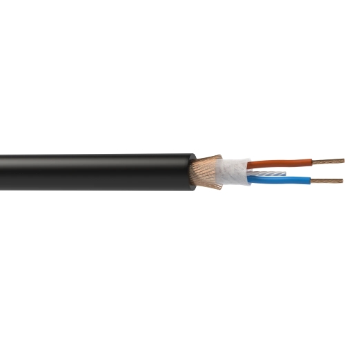 Кабель балансный микрофонный 50 м, 24 AWG, 0.22 мм2, диаметр 6.0 мм, экран, медь 28 x 0.1 мм, бухта