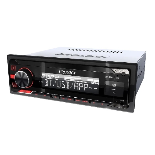 Автомагнитола Prology GT-200, 1 DIN, Bluetooth, USB Type-A, AUX, пульт ДУ