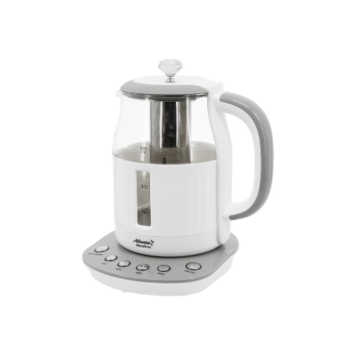 Чайник электрический ATLANTA ATH-2534 1,5л, стекло (gray) (24)