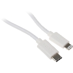 Комплект зарядное устройство Hama H-183317 3A PD для Apple кабель Apple Lightning/Type-C белый