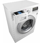 Стиральная машина LG F1296HDS1 белый, загрузка фронтальная 7 кг, 1200 об/мин., класс: А