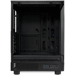 Компьютерный корпус без блока питания HSPD F510, Panoramic Mid Tower, черный, TG, 0.5 SPCC, no fans ATX, mATX, mITX 180/280/160мм 1x2.5