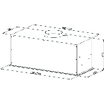 Вытяжка встраиваемая Kuppersberg Bim 600 White белый, 52 см, 1300 куб. м/ч, 46 дБ