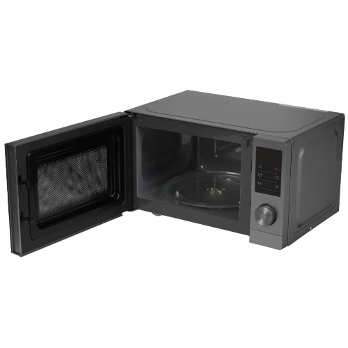 Микроволновая печь Gorenje MO20A3T4 серый/черный, 20 л, 700 Вт, переключатели - поворотный механизм