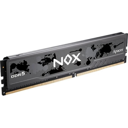 Оперативная память Apacer Nox, DDR5, 32Gb (2x16Gb), 5200MHz, CL40, DIMM, радиатор, серый/черный
