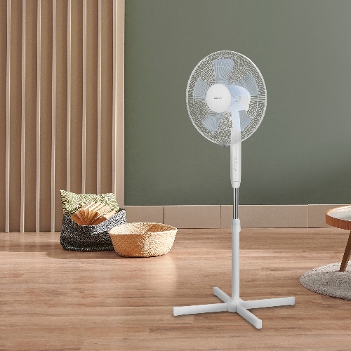 Вентилятор Coolfort CF-2029 белый, напольный, 40 Вт, 3 скорости, 42 см