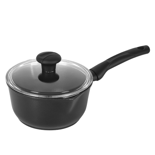 Ковш Maunfeld OSVALD MF15SVLD15SP универсальный из литого алюминия со стеклянной крышкой, 1,5 л