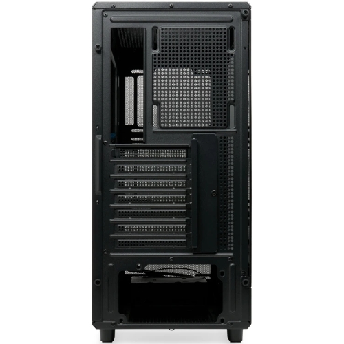 Компьютерный корпус без блока питания HSPD M510, Mesh Mid Tower, черный, TG, 0.5 SPCC, no fans ATX, mATX, mITX 180/280/160мм 1x2.5