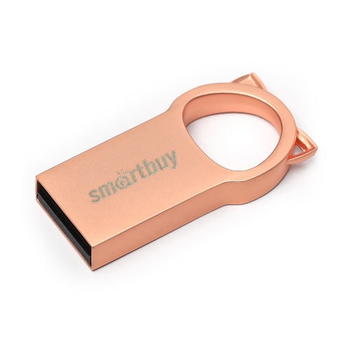 Флешка USB Smartbuy MC5 Metal Kitty (SB016GbMC5), 16Gb, USB 2.0, R/W 20/10, розовый