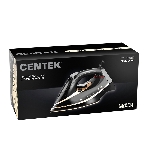 Утюг Centek CT-2346 GOLD черный/золотистый, 3200 Вт, 45 г/мин, 190 г/мин, 400 мл