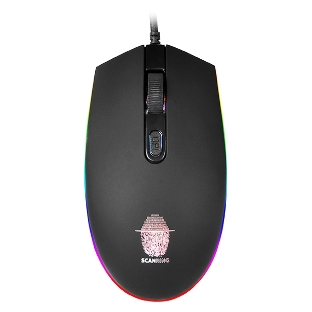 Мышь проводная Qumo Pretender M53 черный, 3200 dpi, USB, кнопки - 4