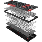 Клавиатура проводная A4Tech Bloody AT98 USB черный/красный