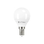 Лампа светодиодная Defender P45-8W-830-E14 шар, 3000 К, теплый белый, 1 шт.