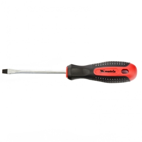 Отвертка Matrix fusion 11423 sl6.0х100 мм crv 3х компонентная рукоятка ''anti slip''