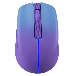 Мышь беспроводная Defender Mystery MM-301 фиолетовый, 1600 dpi, радиоканал, Bluetooth, USB, кнопки - 6