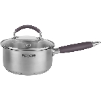 Ковш Rondell Akzent RDS-1386, 1.3 л, с крышкой, стальной
