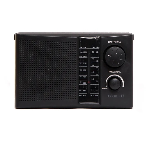 Радиоприемник ЭФИР 12 FM 64-108МГц, бат. 2*R20, 220V