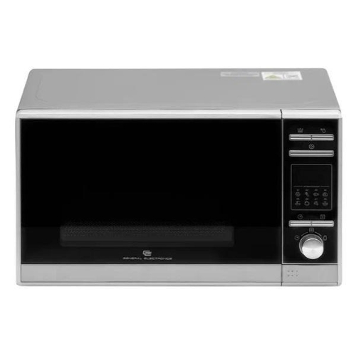 Микроволновая печь General Electronics GE DG420S атласное серебро, 20 л, 700 Вт, переключатели - сенсор, кнопки, поворотный механизм