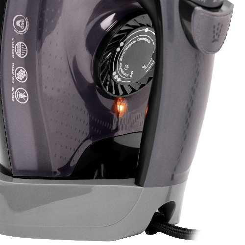 Утюг BBK ISE-2412 (L) сиреневый, 2400 Вт, 40 г/мин, 140 г/мин, 400 мл
