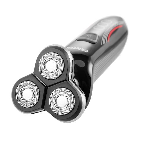 Электробритва Centek CT-2159 (черн/хром) 3 плавающие головки, аккумулятор+работа от сети, Li-Ion600мА·ч