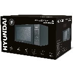 Микроволновая печь Hyundai HYM-D3038 черный, 23 л, 700 Вт, переключатели - сенсор