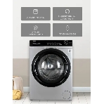 Стиральная машина Haier HW70-BP12269S серебристый загр. фронтальная макс.: 7 кг 1200об/мин класс: А+++