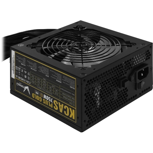 Блок питания Aerocool/Formula ATX 750W AC KCAS PLUS GOLD 750W RGb 80 PLUS gold (20+4pin) APFC 120мм fan color LED 8xSATA RTL