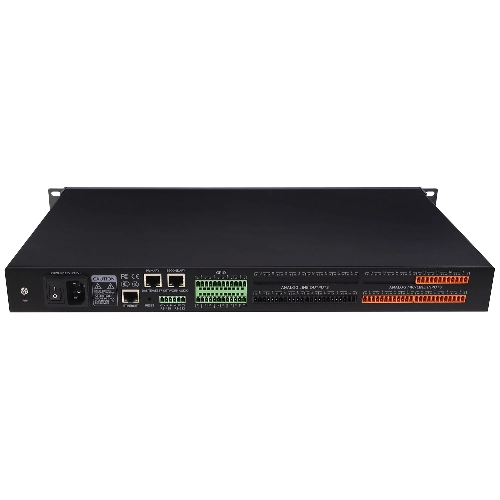 Аудиопроцессор Intrend FLEX 1208D цифровой, 12x8 аналоговых входов/выходов, ПО свободной конфигурации, AEC, AFS, ANC, Dante 32x32, USB 2x2, 8 портов GPIO, управление по RS232/485/IP