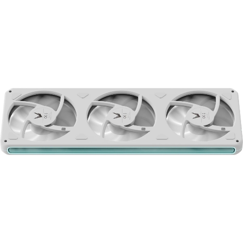 Вентилятор для корпуса Formula V Line AIR FUSION 3 WH REVERSE, 360x120x28мм, ARBG 3pin + PWM 4pin, 500-1800 RPM, 37.83 DBA MAX, HYDRO BEARING