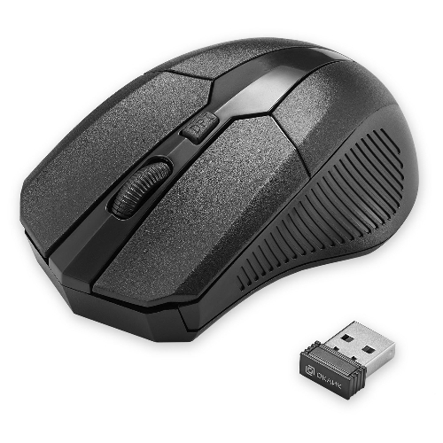 Комплект клавиатура+мышь Oklick 205MK беспроводной, USB, 1600 DPI, чёрный