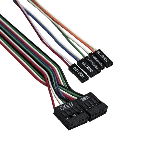 Компьютерный корпус MiniITX ExeGate MI-208 Black, miniITX/mATX, M400, 80мм, 2хUSB, Audio