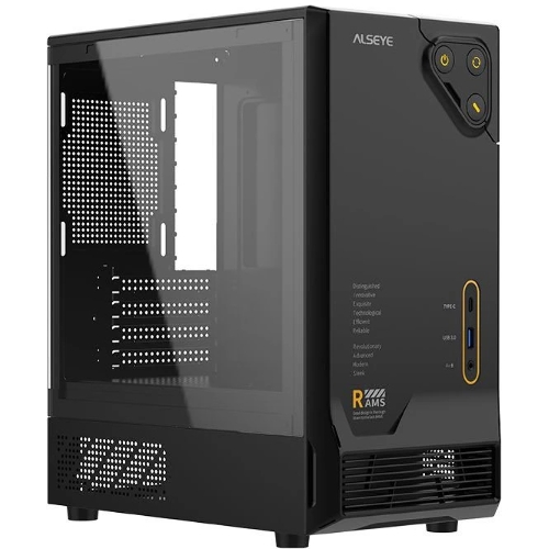 Компьютерный корпус RAMS 1.0 черный-Type C