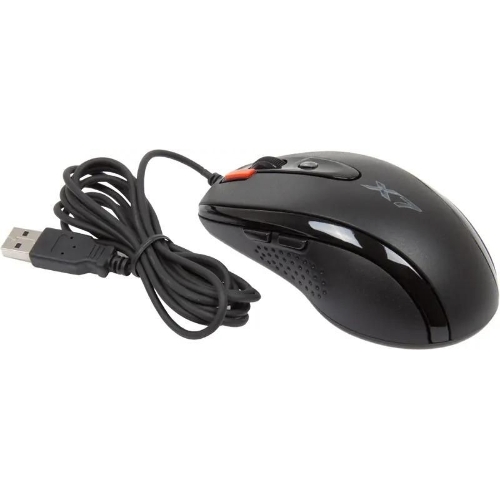 Мышь проводная A4Tech X-710BK черный, 2000 dpi, USB, кнопки - 7