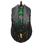 Мышь проводная A4Tech X89 Maze черный, 2400 dpi, USB, кнопки - 8
