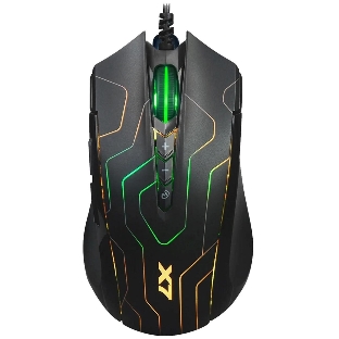 Мышь проводная A4Tech X89 Maze черный, 2400 dpi, USB, кнопки - 8