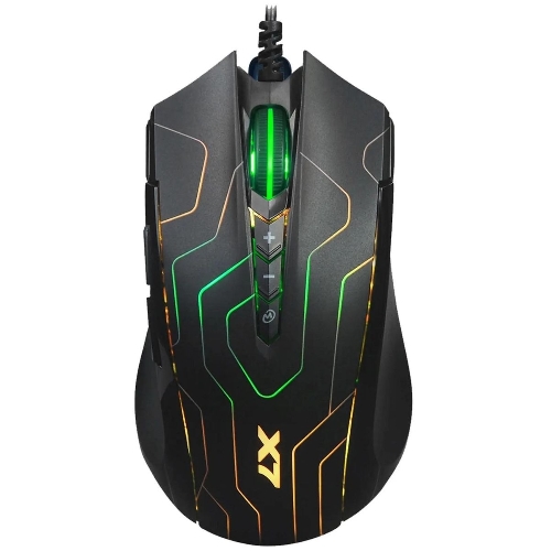 Мышь проводная A4Tech X89 Maze черный, 2400 dpi, USB, кнопки - 8