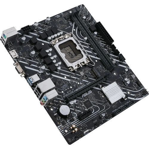 Материнская плата ASUS PRIME H610M-K D4, LGA 1700, Intel H610, 2xDDR4, 4xSATA, 1xM.2, 1xPCIe 4.0 x16, 1xPCI, 1xHDMI, 1xVGA, 1x 1Gb LAN, 2xUSB-A 2.0, 2xUSB-A 3.2 Gen 1, 3x3.5 мм, 7.1, mATX