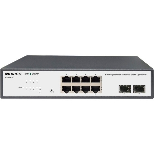 Коммутатор настраиваемый L2 8x1000Base-T, 2x1000Base-X SFP, комплект для установки в 19