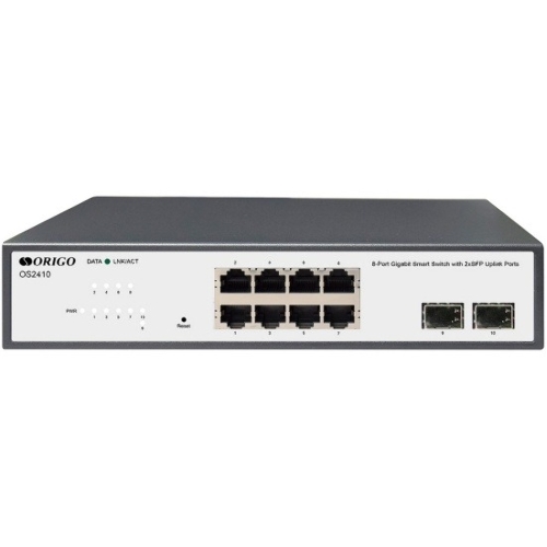 Коммутатор настраиваемый L2 8x1000Base-T, 2x1000Base-X SFP, комплект для установки в 19