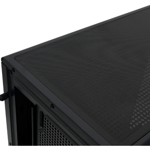 Компьютерный корпус без блока питания HSPD M510, Mesh Mid Tower, черный, TG, 0.5 SPCC, no fans ATX, mATX, mITX 180/280/160мм 1x2.5