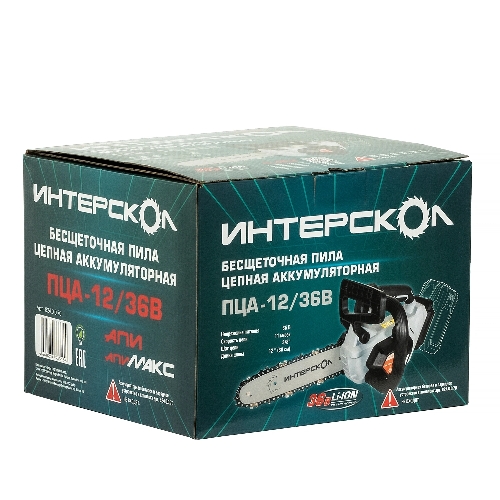 Цепная пила Интерскол ПЦА-12/36В дл.шины:12