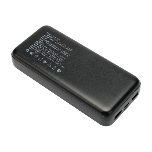 Портативный аккумулятор Gembird GPB-20Q, 20000мАч, QC/PD, дисплей, черный