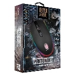 Мышь проводная Qumo Pretender M53 черный, 3200 dpi, USB, кнопки - 4