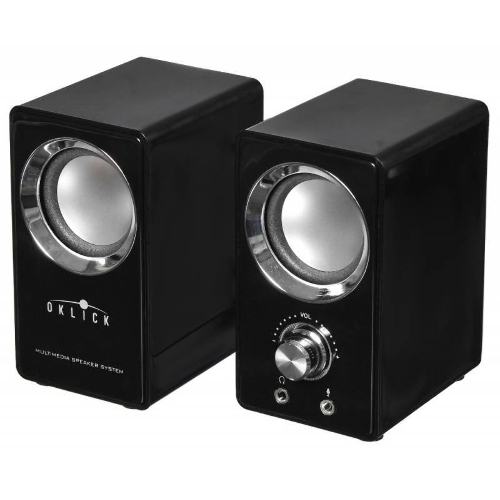 Акустическая система Oklick OK-116 2.0 черный 6Вт