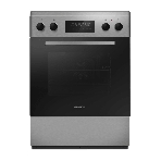 Плита электрическая Maunfeld MEC611CS09TD серебристый, конфорок 4 шт, духовка 59 л, 60 см x 85 см x 60 см