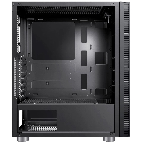 Компьютерный корпус Accord 3407 черный без БП ATX 2xUSB 2.0 2xUSB 3.0 audio bott PSU