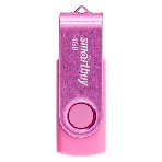 Флешка USB Smartbuy R/W Twist Pink (SB004 Gb2TWP), 4 Gb, USB 2.0, R/W 10/7, розовый